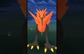 Galarian Zapdos Encounter In Pokemon Go | Galarian Birds Pokemon Go | #pokemongo #Shorts