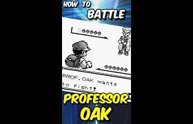 Let’s Battle Professor Oak! | Pokemon Red & Blue Glitches | #shorts
