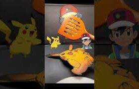 Pancake art Challenge, Pokemon Pikachu VS Ash, 포켓몬 피카츄 VS 지우,  ポケモンパン ピカチュウ VS サトシ, #Shorts