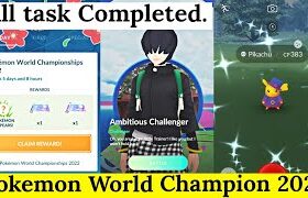 Pokemon World Championships 2022 Pokemon Go Research | Battle A Challenger | Pokemon Go New Event