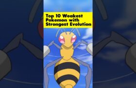 Top 10 Weakest Pokemon with Super Strongest Evolution #shorts #pokemon