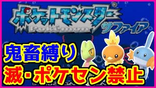 【鬼畜縛り】滅・ポケモンセンター禁止マラソン～ホウエン編#3【ポケモンRSE】