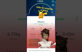 Atrapado Pikachu shiny en Pokemon Go #pokemongo #shinypokemon