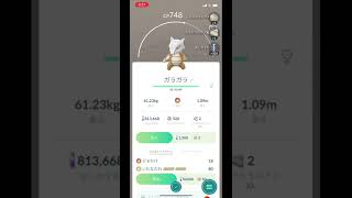 ポケモンGOでガラガラのゲットチャレンジ！