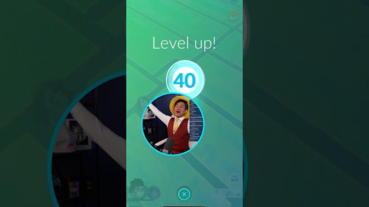 LEVEL 40 REACTION! – POKEMON GO – #SHORTS