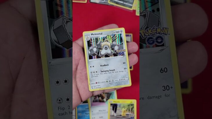 MelMetal Holo Rare Pokemon Go card