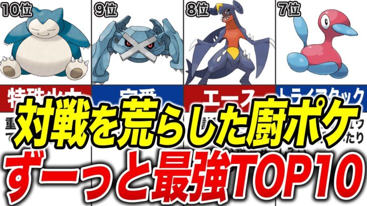 対戦環境で大暴れした最強ポケモンTOP10【歴代ポケモン】