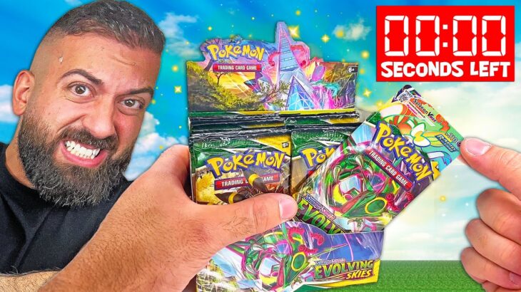 60 Second Pokemon Pack Challenge!