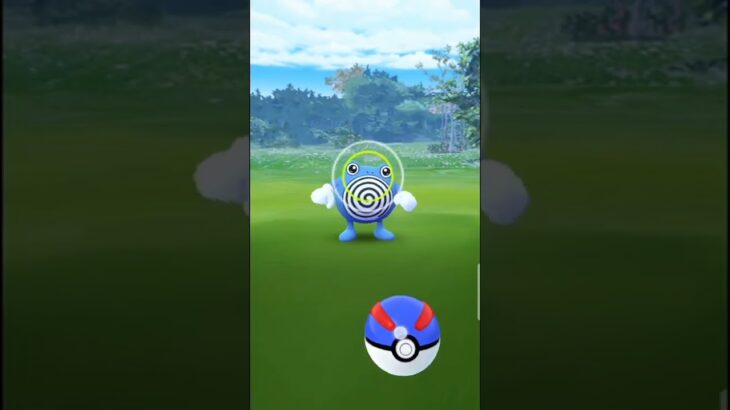 A wild Poliwhirl appeared In Pokemon Go