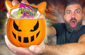 Gengar Pumpkin is FILLED With Spooky Pokemon Cards ($1,000)