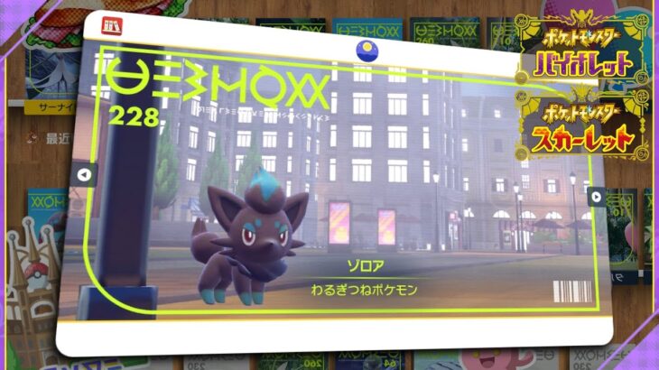 【幻影】パルデア地方の“色違い”ゾロアに会いに行く【ポケモンSV】【ゆっくり実況】