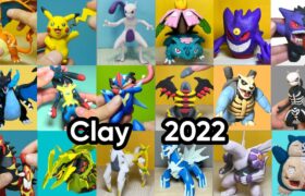 Pokémon Figures Making – All my sculptures pokemon figures 2022 ｜ clay art