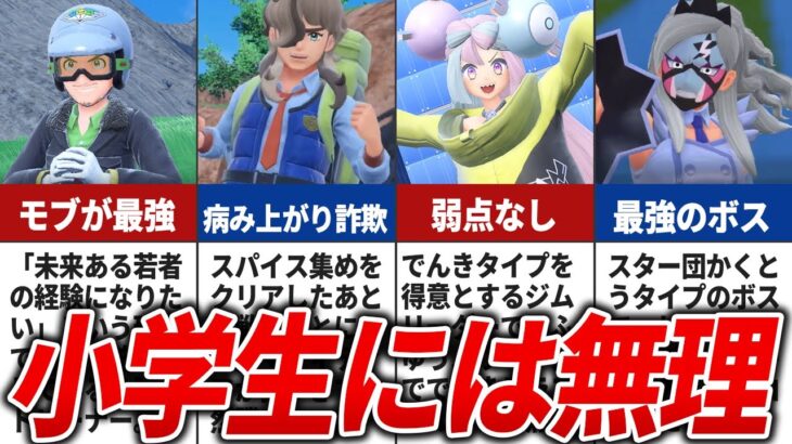 ポケモンSVのめっちゃ苦労した強すぎる敵TOP10