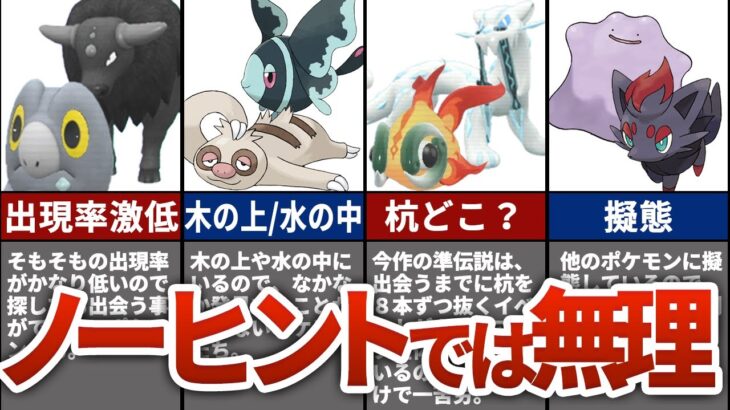 【ポケモンSV】ノーヒントでは入手が困難なポケモンTOP6