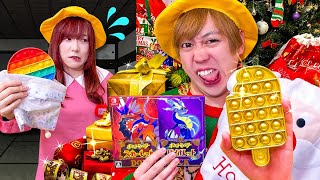 お金持ち vs そうではない子!? ママ、プレゼントほしい〜！良い子はリッチなクリスマス、悪い子は…サンタさんが来ない!?【寸劇】