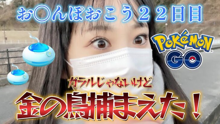 【２２日目】おさんぽおこうで金の鳥を捕まえた巻！金運ＵＰ間違えなし！お正月 ポケモンGO  포켓몬 고 pokemon go japan