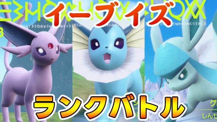 安眠イーブイズランクバトル【ポケモンSV】