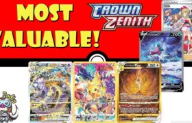 The Most Valuable Pokemon Cards from Crown Zenith! Top 10! (Pokémon TCG Price Guide)