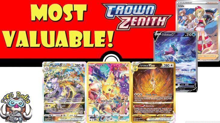The Most Valuable Pokemon Cards from Crown Zenith! Top 10! (Pokémon TCG Price Guide)