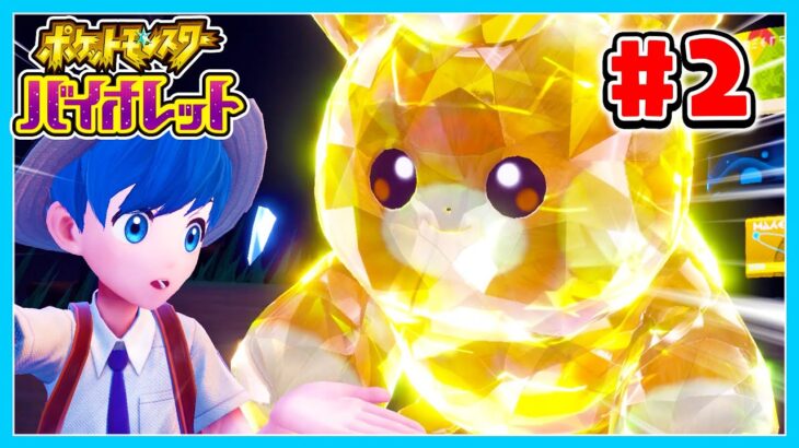 黄金のポケモンが強すぎる！？ちろぴのポケモンスカーレット・バイオレット実況#2🔵【ポケモンSV】