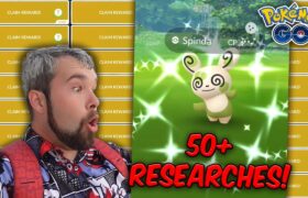 50+ Shiny Broken Heart Spinda Researches & we got *THIS* many Shinies! (Pokémon GO)