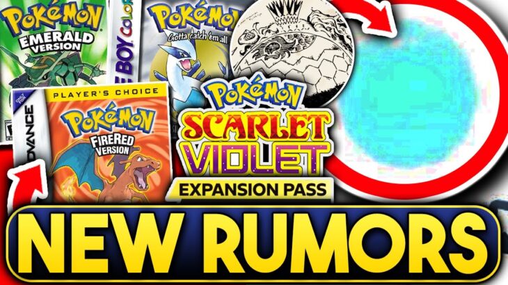 NEW POKEMON DLC RUMORS! GBA GAMES & MORE! THIRD LEGENDARY DETAILS? Pokemon Scarlet & Violet DLC