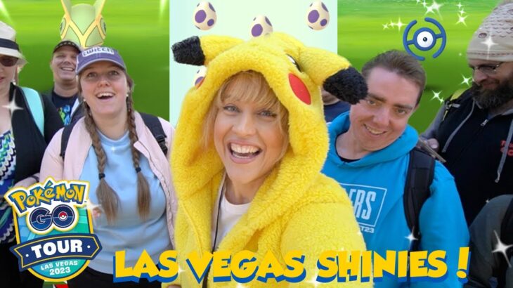 OMG I GOT IT!!! RARE VEGAS SHINYS!! Pokémon GO Hoenn Tour Las Vegas