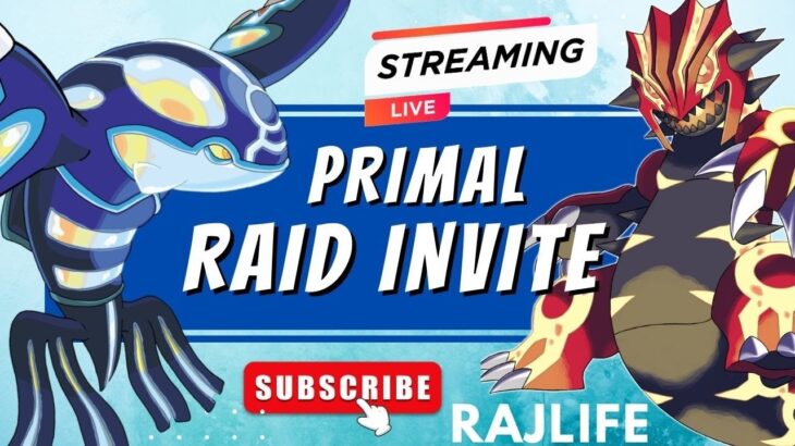 PRIMAL Groudon and KYOGRE | Raid Invite | SHUNDO Hunt | rajlife