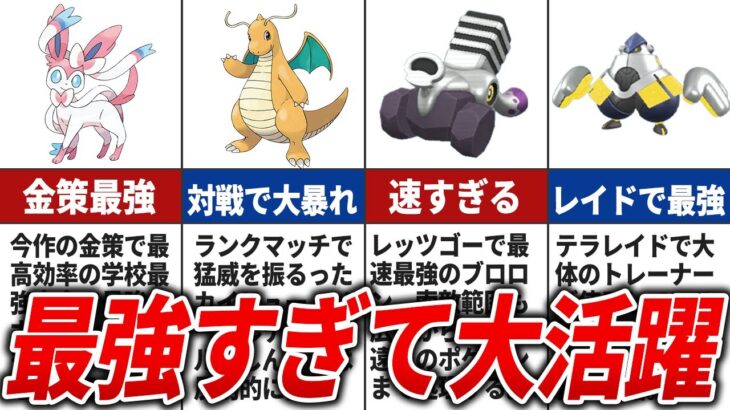 【ポケモンSV】まさに最強！圧倒的に活躍したポケモンまとめ