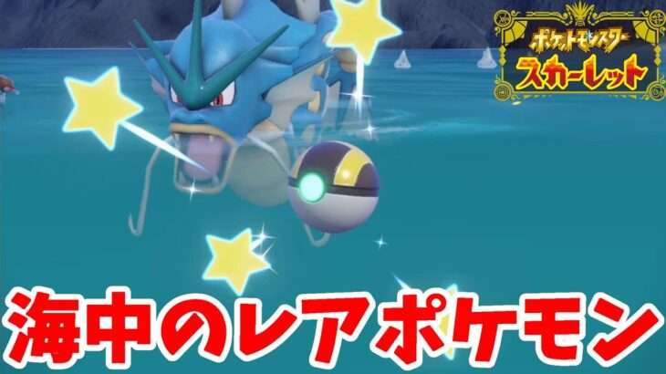 【ポケモンSV】地図にいるけどめったに見かけない！海中のレアポケモンを探せ【ポケモンスカーレットバイオレット】