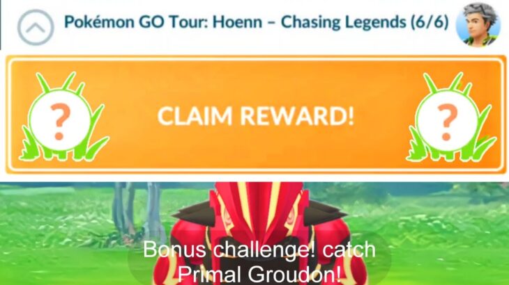 Speedrunning “Pokémon GO Tour: Hoenn-Chasing Legends” Special research pokemon go.