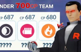 Team Under 700 CP Destroys TR Boss Giovanni in Pokemon GO.