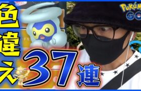 【ポケモンGO】色違え「ゆきぐものすがた」ポワルン！衝撃の真実が浮き上がってくる37連！色違いドーブル先生を目指して今年もウィロー博士＆GOロケット団リーダーたちが大集結スペシャル！【カラフェス2日】