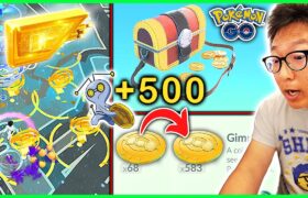 I Gained Over 500 Gimmighoul Coins in 1 Hour at This Golden Lure Party in Pokemon GO