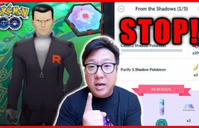STOP! DO NOT COMPLETE THIS Giovanni Special Research in Pokemon GO