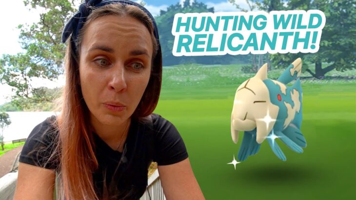 Searching for the FIRST Wild Shiny Relicanth #PokemonGO