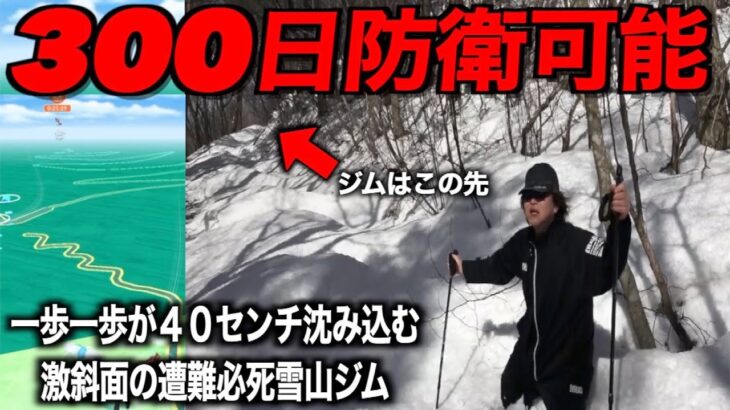 これはやばいww初めて親に行き先を伝えるレベルの遭難必死雪山絶望ジムなら命と等価交換で金ジムなる説【ポケモンGO】