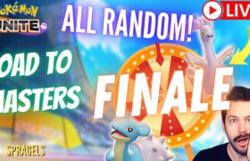 LIVE FINALE! RANDOM BUILDS TO MASTERS! Pokemon Unite Season 10