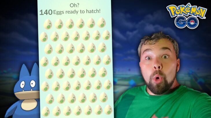 Over 140 Event 2k Eggs Hatched! My New Rarest Hatch! (Pokémon GO)