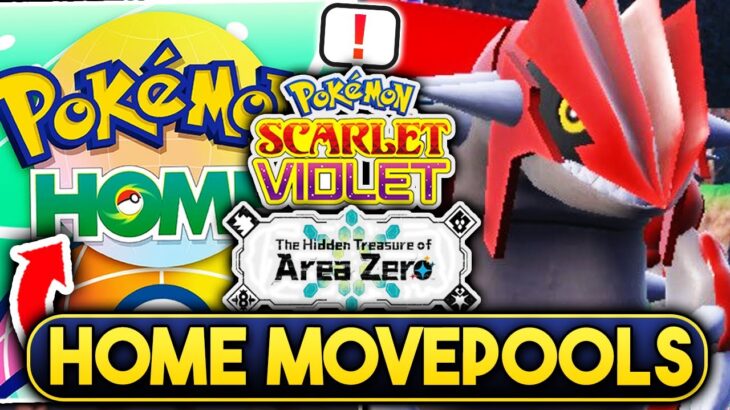 POKEMON NEWS! NEW POKEMON HOME MOVEPOOL UPDATES! NEW GAMEFREAK PROJECTS! Pokemon Scarlet & Violet