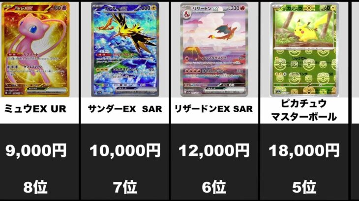 【151】発売2日目！ポケモンカード151相場ランキング2023/6/17