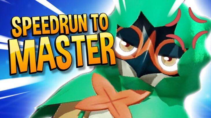 pokemon unite speedrun to master