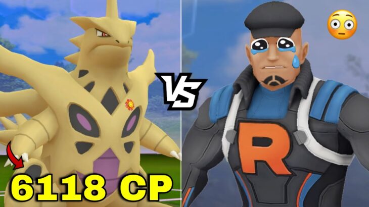 6100+ CP MEGA TYRANITAR vs LEADER CLIFF in POKEMON GO.