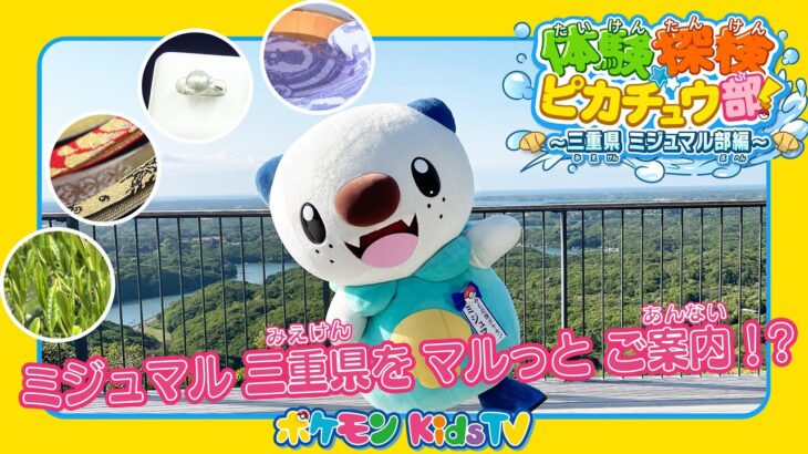 【ポケモン公式】体験探検ピカチュウ部！「三重県ミジュマル部編」－ポケモン Kids TV