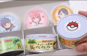 Pokemon Canned Foods and Yurucamp raindrop cake