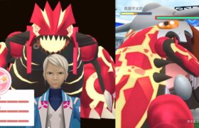 《Pokémon GO》原始固拉多單挑席多藍恩！Primal Groudon Solo Heatran｜ヒードラン Magma Storm｜Dark Flames event