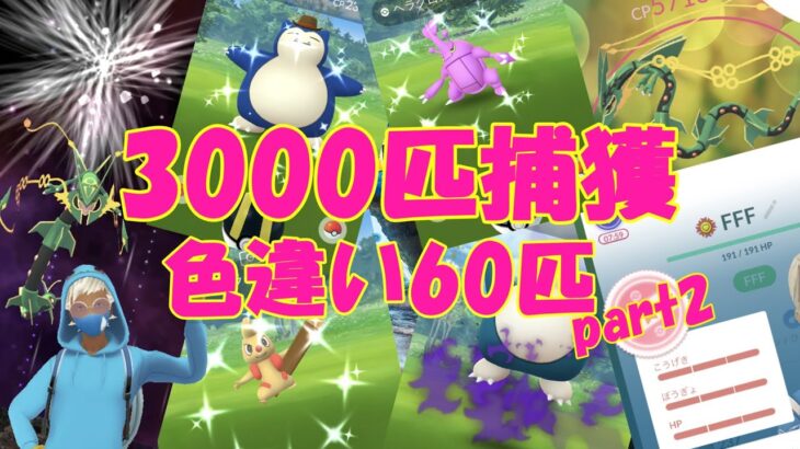 ✨GOフェス2023 3000匹捕獲 色違い60匹✨ part2