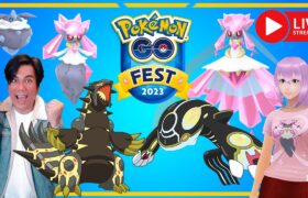 《Pokémon GO》我抓了好多色違 MEGA進化超級蒂安希 Day1 GO Fest 2023 Global 全球活動 #gofest2023 #ポケモンgo #pokémongo