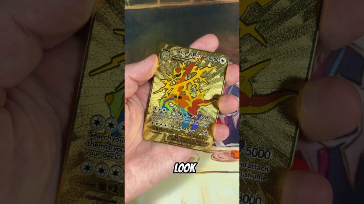 Revealing The STRONGEST & RAREST Golden Arceus Pokemon Cards!