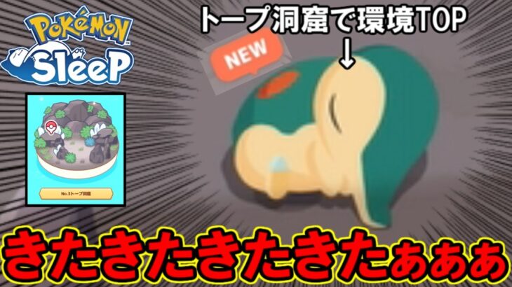 ヒノアラシで洞窟無双生活始まりました・・・。【ポケモンスリープ】